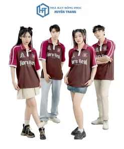Áo polo đồng phục lớp, nhóm Born Real