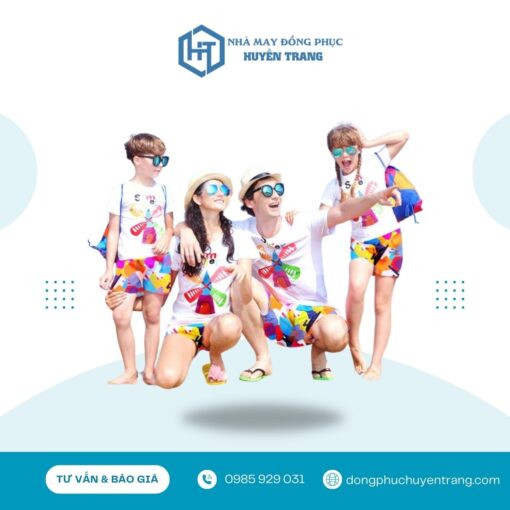 đồng phục gia đình đi biển