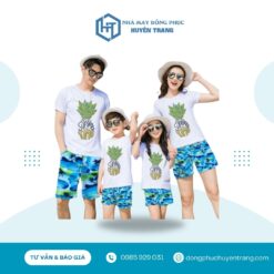 đồng phục gia đình đi biển